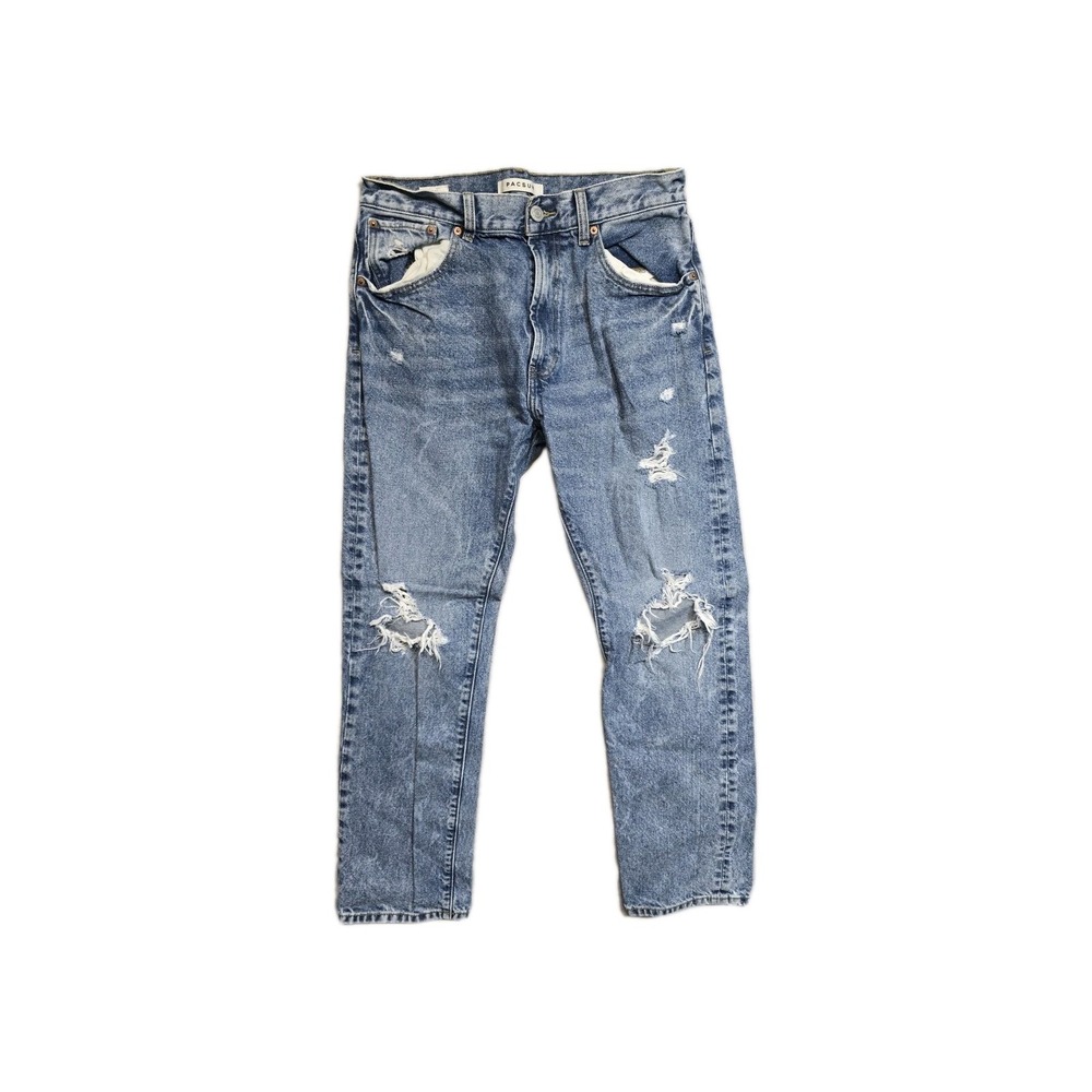 Pacsun Baggy Jeans 32x32 Blue  Distressed